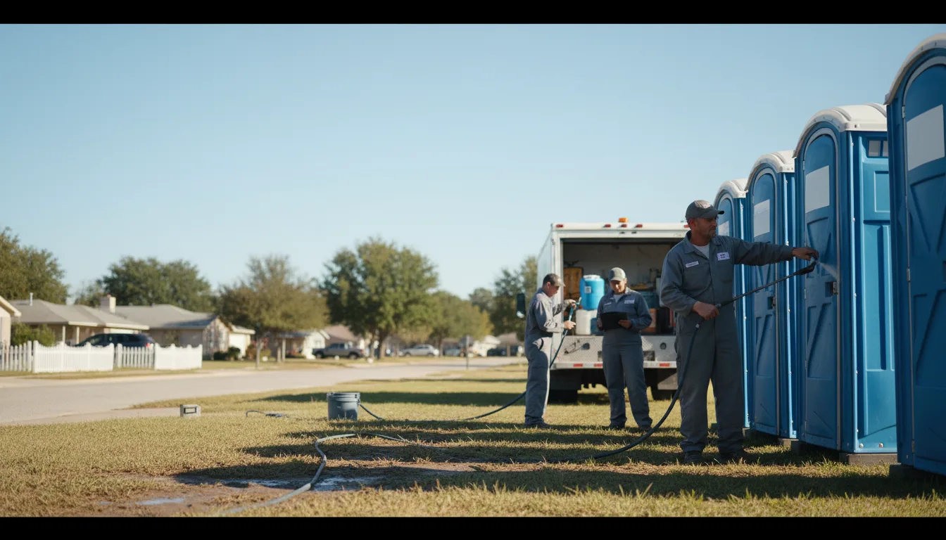 Long-Term Portable Toilet Rental in Wesley Chapel, FL near me